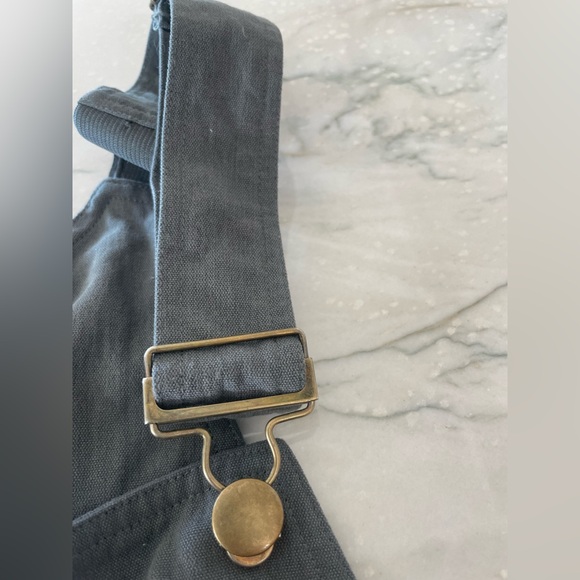 Women's FLYLOW Trailworks Bib Green Overalls- Large - Picture 5 of 7